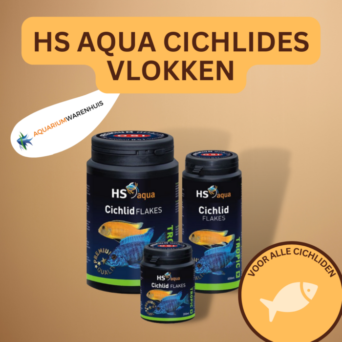 HS AQUA VISVOER VLOKKEN VOOR CICHLIDEN