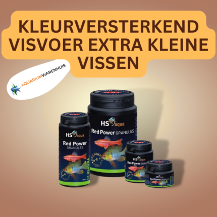 HS AQUA KLEURVERSTERKEND VISVOER EXTRA KLEINE VISSEN