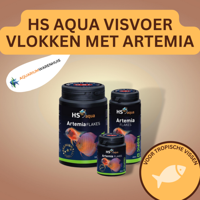 HS AQUA VISVOER VLOKKEN MET ARTEMIA