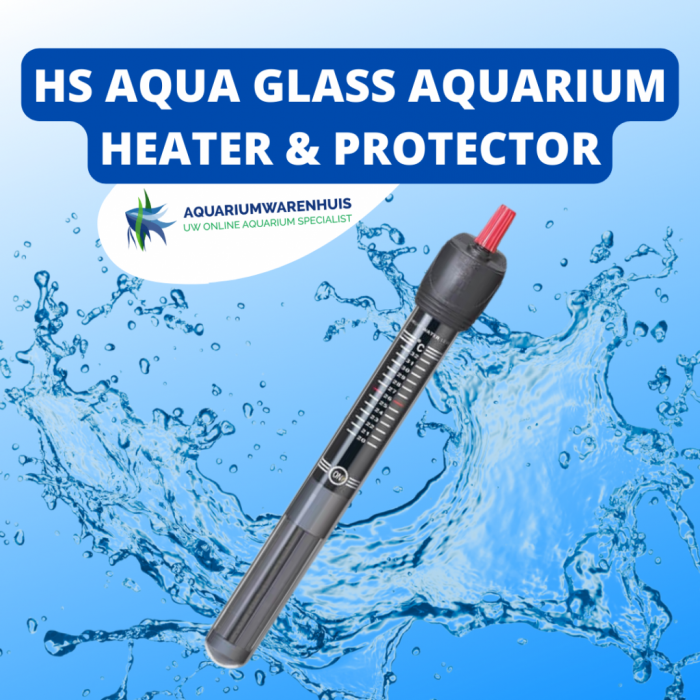 HS AQUA GLASS AQUARIUM HEATER & PROTECTOR