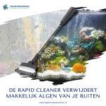 Rapid cleaner maakt je aquariumruit schoon