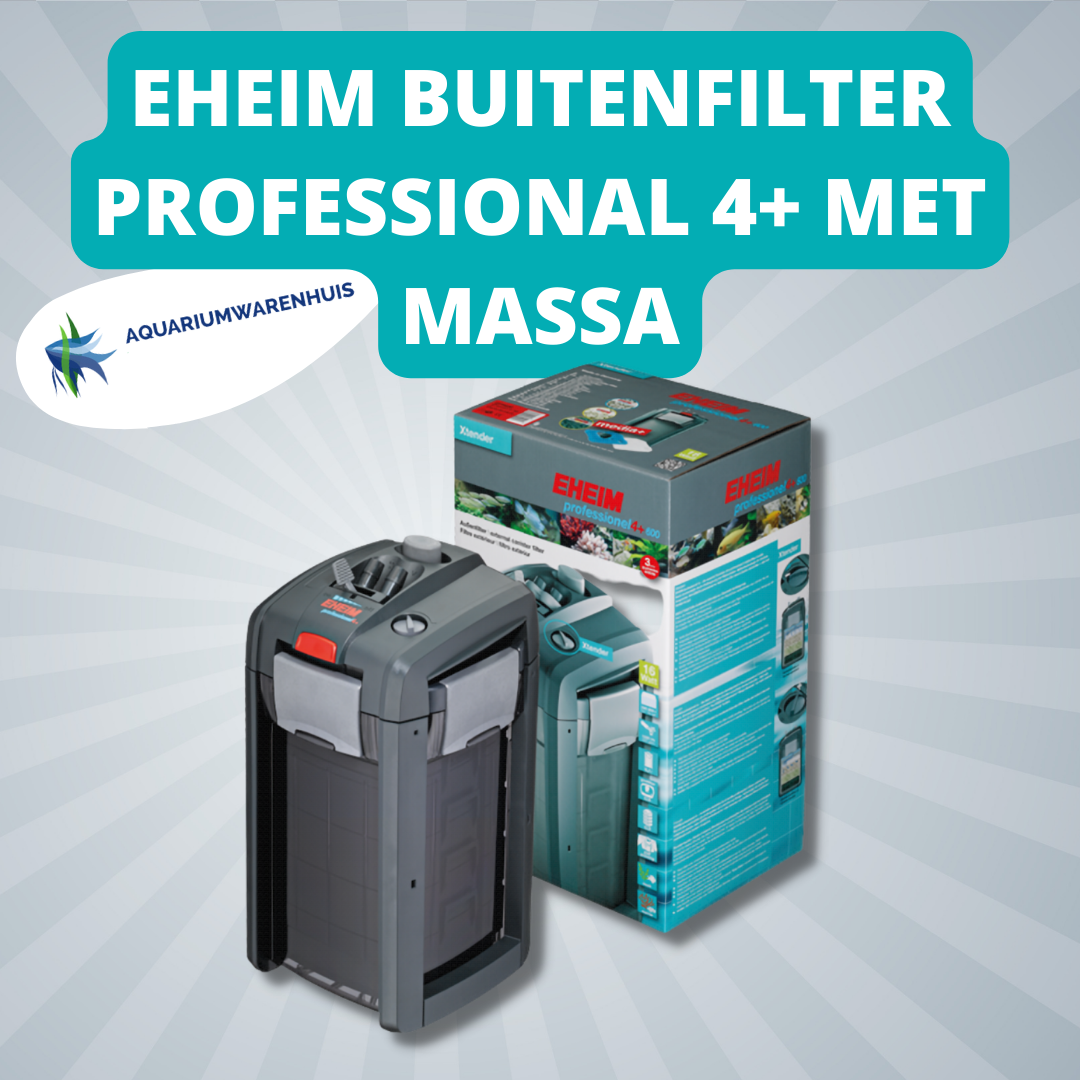 EHEIM BUITENFILTER PROFESSIONEL 4+ MET MASSA