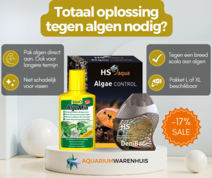 Anti algen pakket XL tegen algen aquarium