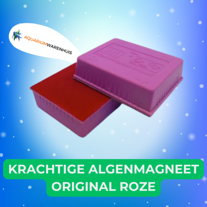 krachtige algenmagneet original roze