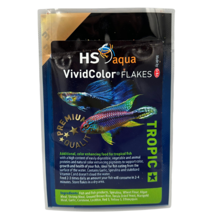 HS Aqua VividColor Flakes Sample